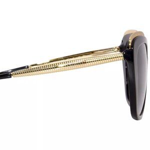 Dolce & Gabbana DG2197 1312/8G Sunglasses Women's Matte Black/Grey Gradient 56mm